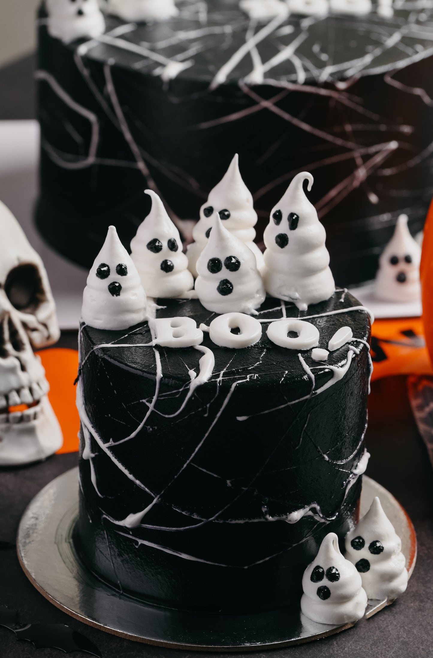 Halloween Boo Cake